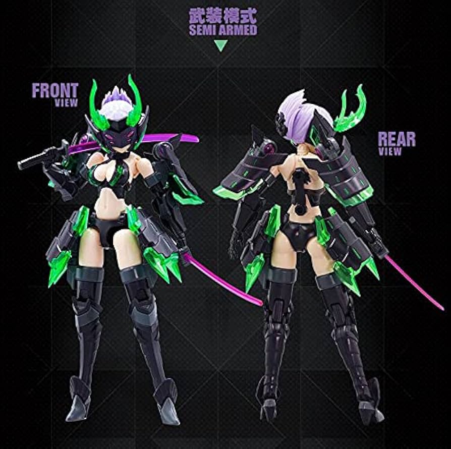「AC」御模道 1/12 機甲少女 四神 可動 白虎 プラモデル 機甲娘 アクシ Amazon.co.jp: 「AC」御模道 1/12 機甲少女 四神 可動 白虎